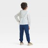 Toddler Boys' Marvel Spider-Man 2pc Hoodie Button-Down Top and Bottom Set - Navy Blue - image 2 of 4