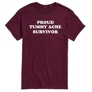 Men's - Instant Message - Tummy Ache Survivor Short Sleeve Graphic T-Shirt - 1 of 4
