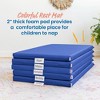 ECR4Kids SoftZone Rainbow Rest Mat, 2in, 5-Piece - 3 of 4
