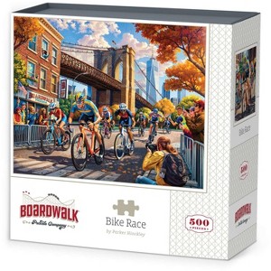 Bike Race by Boardwalk - 500 Piece Jigsaw Puzzle - 1 of 4