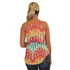 Women's MULTI ZIG-ZAG TIE SHOULDER TOP - GLAM - image 3 of 3