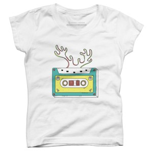 Girl's Design By Humans Classic christmas By prawidana T-Shirt - 1 of 3