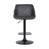 Toby Contemporary Adjustable Barstool with Swivel Seat & Footrest - Armen Living - 2 of 4