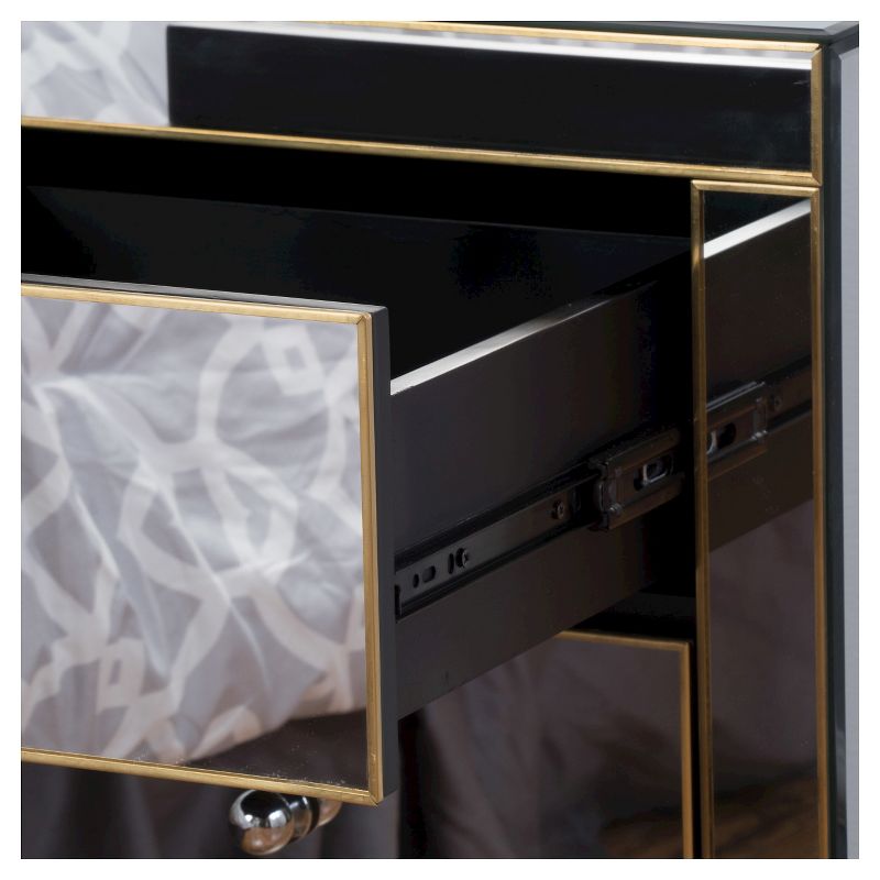 Lenorr Mirrored End Table - Gold - Christopher Knight Home, 5 of 6