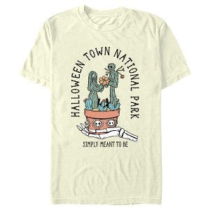 Men's The Nightmare Before Christmas Halloween Town National Park T-Shirt - 1 of 4