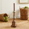 Plum & Post Weathered Metal Ornate Finial - 4 of 4