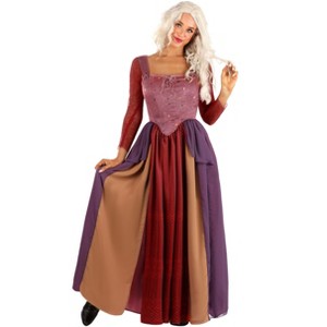 HalloweenCostumes.com Women's Deluxe Hocus Pocus Sarah Sanderson Halloween Costume | Salem Sisters Costumes - 1 of 4