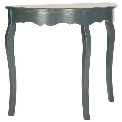 Aggie Console Table - Teal - Safavieh , Green