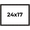 PosterPalooza | 24x17 Bamboo Picture Frame, UV Acrylic, 4 Finishes - Brown, Black, Gold, and Natural - 2 of 4