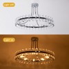 Maxax 24" Glam Crystal Chandelier - 4 of 4