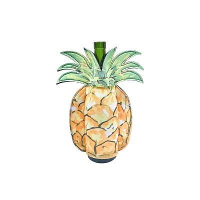 Beachcombers Wine Bottle Neoprene Sleeve - Pineapple