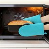 REGALWOVEN Gripping for Baking Grilling Heat Resistant Cotton Oven Mitts Set of 2 7.9x5.7inch - 4 of 4