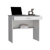 NicBex Home Office Desk 31.5" W Modern Writing Desk with One Open Shelf, Large Drawer and Wooden Frame for Office, Study, Living Room - 2 of 4
