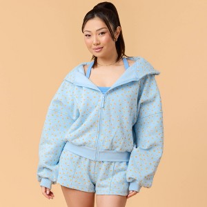 Marshmallow zip hoodie【黒】 Blogilates Women's Marshmallow Full Zip Hooded Sweatshirt : Target