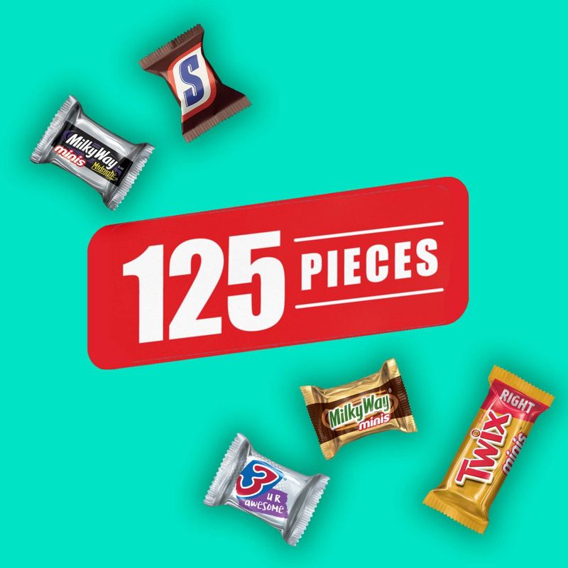 Mars Minis Chocolate Favorites Variety Pack - 125ct/35.24oz, 4 of 9