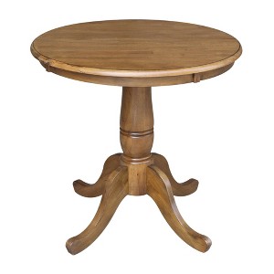 Morgan 30" Round Top Pedestal Table - International Concepts - 1 of 4