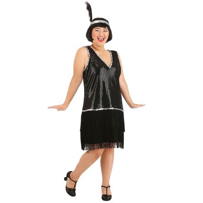Gatsby Tassel Dress Plus Size Womans Costume: adult xlarge - Hidden  Identity Costumes & Dancewear