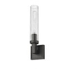 Beau Collection 1-Light Dimmable Wall Sconce - Glass Shade & Bronze Finish, 16.75" Tall - 3 of 4