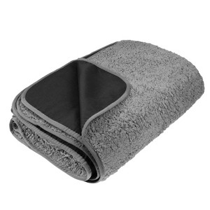 Tirrinia Large Waterproof Outdoor Blanket, Fleece Plush Emergency Blanket, Windproof Camping Blanket for Tailgating Game Day Stadium Concerts Car - 1 of 4