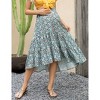 Maternity Dress High Waist Maternity Patchwork Long Skirt - 4 of 4