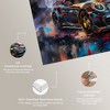 Art Remedy Porsche's Vibrant Lux Car Paintings Unframed - 4 of 4