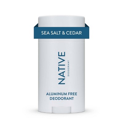 Native Deodorant - Sea Salt & Cedar - Aluminum Free - 2.65 oz