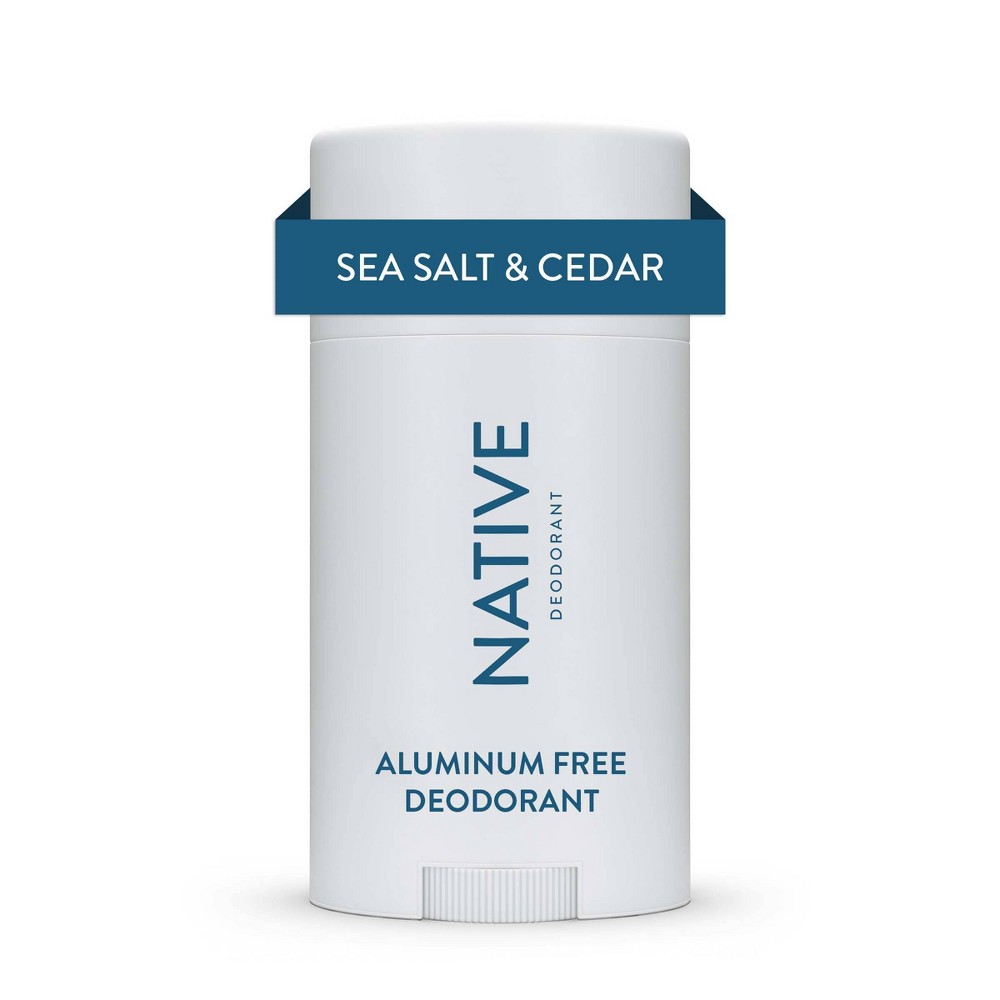 Photos - Deodorant Native  - Sea Salt & Cedar - Aluminum Free - 2.65 oz 