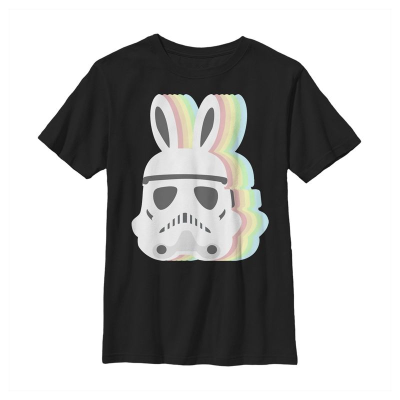 Boy's Star Wars Easter Stormtrooper Pastel Easter Ears T-Shirt, 1 of 5