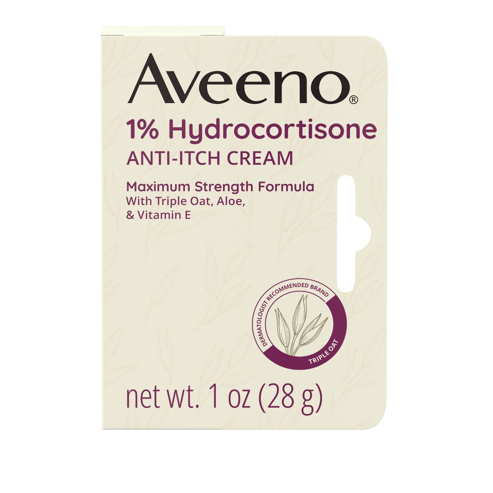 Aveeno Active Naturals Anti-itch Cream - 1oz