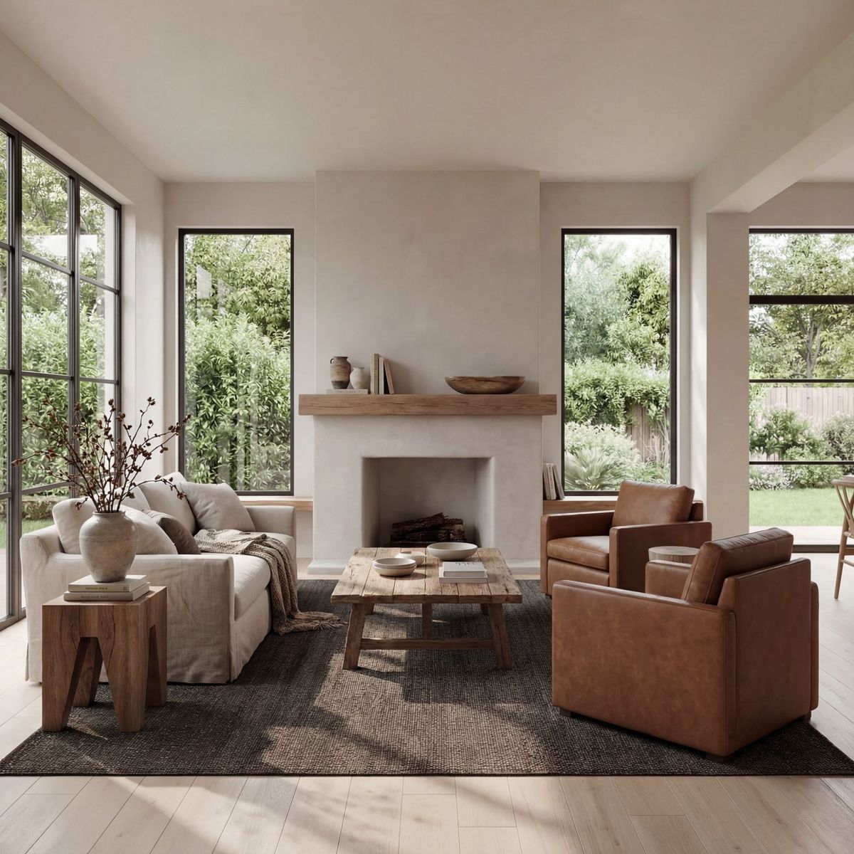 Nuloom Elfriede Farmhouse Jute Blend Indoor Area Rug - thumbnail 2