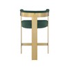 Meridian Furniture,Romeo Vegan Leather Counter Stool, Set of 2 - 2 of 4
