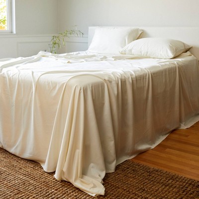 Ivory Queen Bamboo Viscose Cooling Bed Sheet Set
