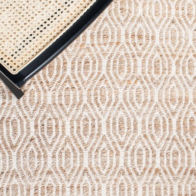 Cape Cod Natural Hand-Knotted Cotton Area Rug 5' x 8'