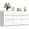 GALAXHERO 9-Drawer Dresser, Modern Wood Chest with Metal Handles, TV Stand for 75" TV, Storage Organizer for Bedroom, Living Room, Office - 4 of 4
