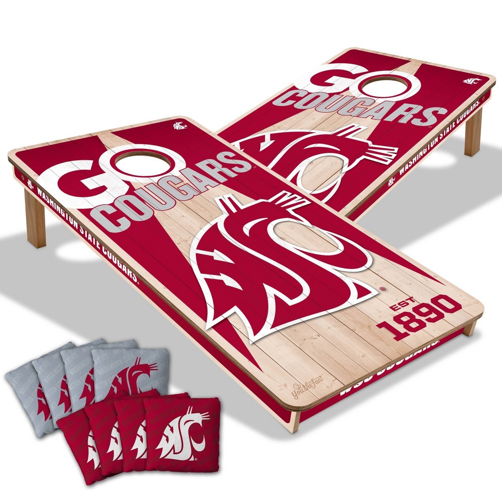 NCAA Washington State Cougars 2'x4' Wood Toss Game Set