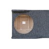 Q Power Dual 10 Inch Subwoofer Box Chevy GMC Truck Crew Cab Underseat Enclosure - 2 of 4