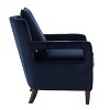 NicBex Velvet Accent Chair,Upholstered Living Room Chairs with Open Arm Design and Solid Wood Legs,Modren Armchair,Club Chairs for Living Room - 4 of 4