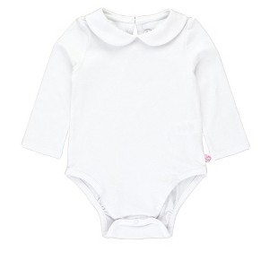 RuffleButts Baby Peter Pan Collar Bodysuit - 1 of 4