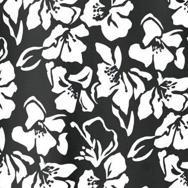 black white flowers