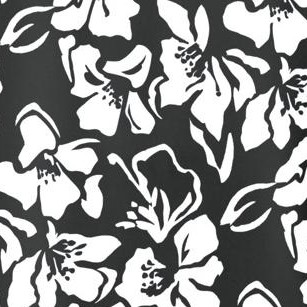 black white flowers