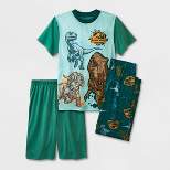 Boys' Jurassic World 3pc Pajama Set - Green