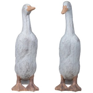 Northlight Ducks Outdoor Garden Statues - 17.25" - Set of 2 - 1 of 4
