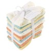 Hudson Baby Infant Girl Rayon from Bamboo Woven Washcloths 12pk, Soft Neutral, One Size - 2 of 2