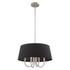 Livex Lighting Belclaire 4 - Light Chandelier in  Brushed Nickel - 4 of 4