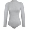 Women's Cropped Top Bodysuit Long Sleeves - American Apparel - 2 of 3