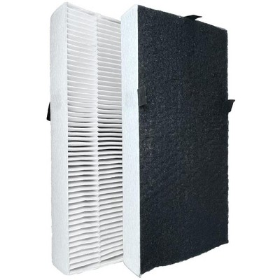 Nispira U Filter HRF201B Replacement 2-in-1 HEPA Activated Carbon For Honeywell Febreze Air Purifier FRF102B FRF101B | FHT190 FHT180 FHT170. 1 Pack