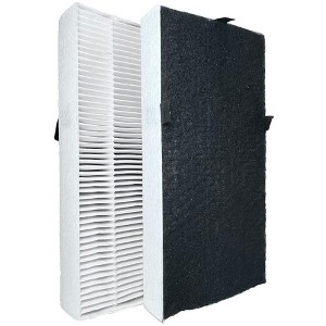 Nispira U Filter HRF201B Replacement 2-in-1 HEPA Activated Carbon For Honeywell Febreze Air Purifier FRF102B FRF101B | FHT190 FHT180 FHT170. 1 Pack - 1 of 4