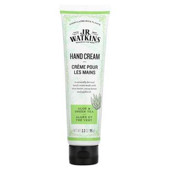 J R Watkins Hand Cream, Aloe & Green Tea, 3.3 oz (95 g)