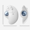 Logitech ERGO M575 Wireless Trackball - Optical - Bluetooth - 2.40 GHz - Off White - USB - 2000 dpi - Scroll Wheel - 5 Button(s) - 4 of 4