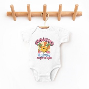 The Juniper Shop Sunshine State Of Mind Smiley Baby Bodysuit - 1 of 2